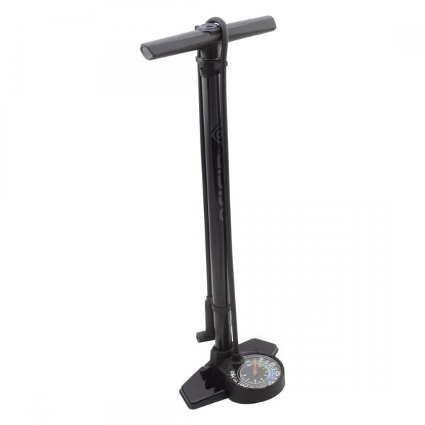 ORIGIN8 Origin8 MAXI PLUS Airaid Bicycle Tire Floor Pump w/ Gauge and HP/HV dual mode - BLACK