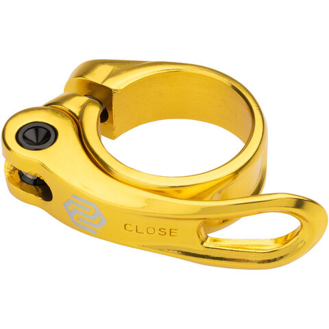 Promax QR-1 Quick Release Seatpost Clamp - 34.9mm - GOLD