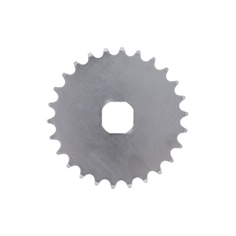 Chainwheel for kids bike, proprietary square interface, 26T, for 1/8" chain - CHROME
