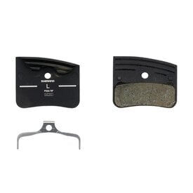 Shimano Shimano P03A-RF resin brake pad with fins for 4-Piston XTR (BR-M9220) and XT (BR-M8220) - PAIR (1 wheel)
