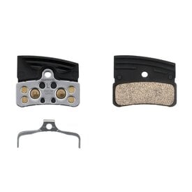 Shimano Shimano P04C-MF metal brake pad with fins for 4-Piston XTR (BR-M9220) and XT (BR-M8220) - PAIR (1 wheel)