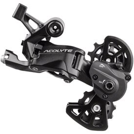 microSHIFT microSHIFT Acolyte Super Short Rear Derailleur - 8 Speed, Super Short Cage, Black, With SpringLock