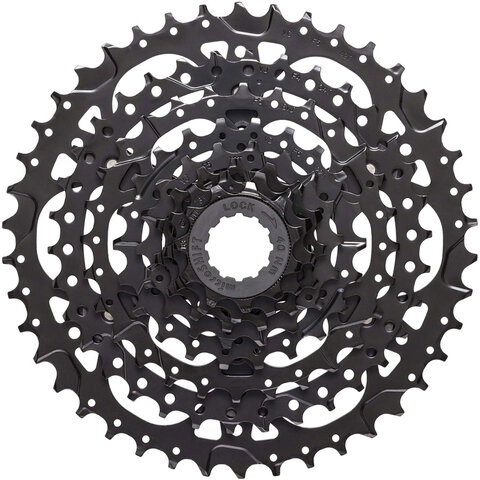 microSHIFT Acolyte Cassette - 8 Speed, 11-42t, Black, ED Coated