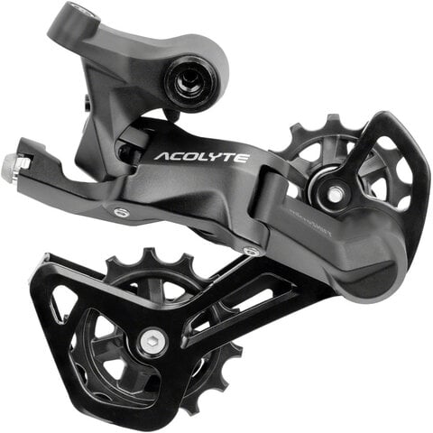 microSHIFT Acolyte RD-M5180M-B Rear Derailleur - 8 Speed, Medium Cage, Black