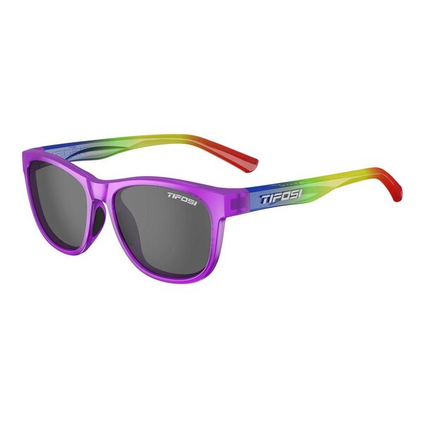 Tifosi Optics Swank, Rainbow Shine Single Lens Sunglasses Smoke