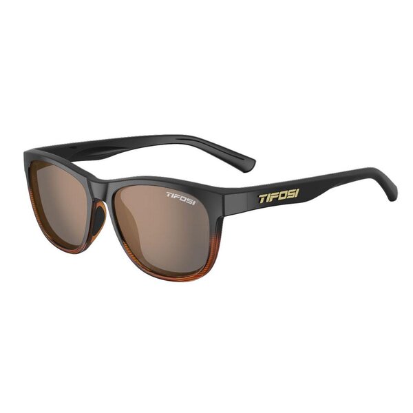 Tifosi Optics Swank, Brown Fade Single Lens Sunglasses Brown