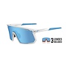 Moab, Matte White Interchangeable Sunglasses Clarion Blue/AC Red/Clear