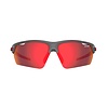 Navar FC, Satin Vapor Single Lens Sunglasses Smoke Red Mirror