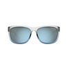 Swank XL, Frost Blue Single Lens Sunglasses  Smoke Bright Blue Mirror