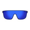 Sanctum XL, Midnight Vapor Single Lens Sunglasses Cobalt Blue Mirror