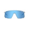 Moab, Matte White Interchangeable Sunglasses Clarion Blue/AC Red/Clear