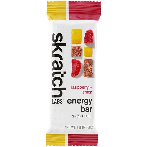 Skratch Labs Energy Bar Sport Fuel, Raspberry + Lemon (EACH)