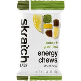 Skratch Labs Skratch Energy Chews Sport Fuel, Lemon + Green Tea, 50g  (EACH)