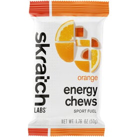 Skratch Labs Skratch Energy Chews Sport Fuel, Orange, 50g (EACH)