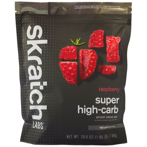 Skratch Super High-Carb Sport Drink Mix, Raspberry, 840g, 16-Serving Resealable Pouch
