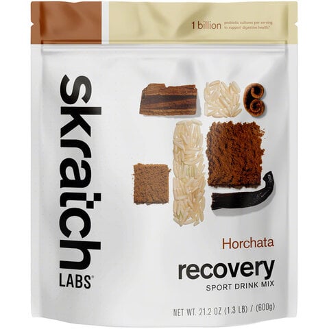 Skratch Recovery Sport Drink Mix, Horchata, 12-Serving Resealable Pouch