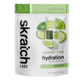 Skratch Labs Skratch Hydration Sport Drink Mix, Cucumber + Lime, 440g, 20-Serving Resealable Bag