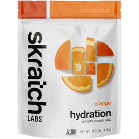 Skratch Labs Skratch Hydration Sport Drink Mix, Orange, 440g, 20-Serving Resealable Bag