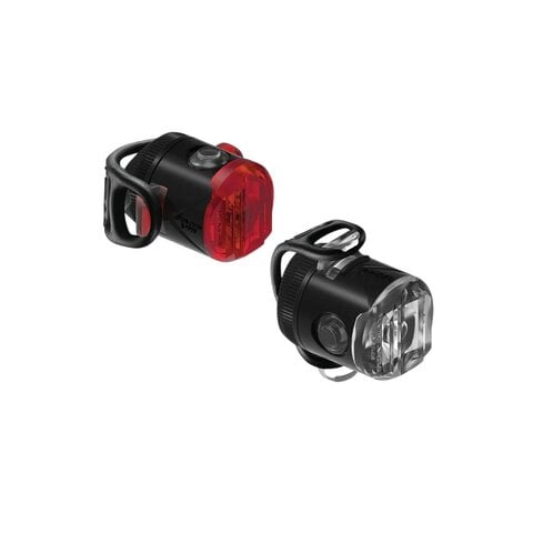 Lezyne Femto USB C Drive Light FRONT & REAR (PAIR) BLACK