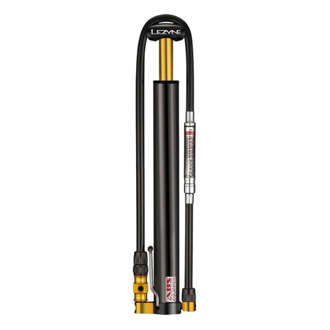 Lezyne - Micro Floor Drive HVG - High Volume Frame Pump w/ Gauge - 90psi - BLACK