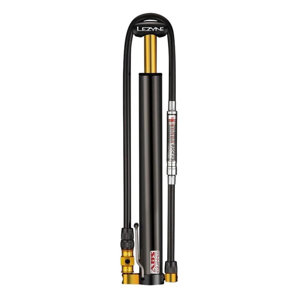 Lezyne Lezyne - Micro Floor Drive HVG - High Volume Frame Pump w/ Gauge - 90psi - BLACK