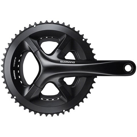 Shimano 105 FC-RS510 Crankset - 170mm, 11-Speed, 50/34t, 110 Asymmetric BCD, Hollowtech II Spindle Interface, Black