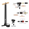 Lezyne, Steel Floor Drive 3.5, Floor Pump, Presta Speed, 220psi, Black