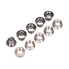 Chromoly chainring bolts for BMX bicycle - set of 5 - CHROME