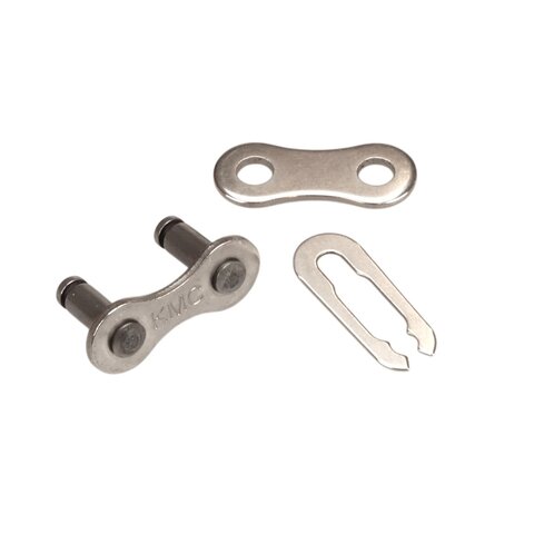KMC 410H Bicycle Master Link Missing Link 1/2" X 1/8" NICKEL PLATED SILVER