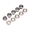 Chromoly chainring bolts for BMX bicycle - set of 5 - CHROME
