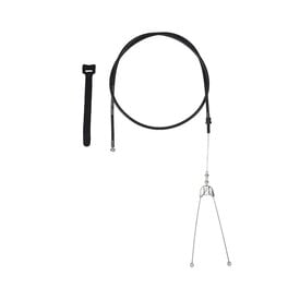 Odyssey Odyssey Adjustable Linear Quik-Slic Kable Brake Cable w/ Hanger & Straddle - 1.5mm, Black