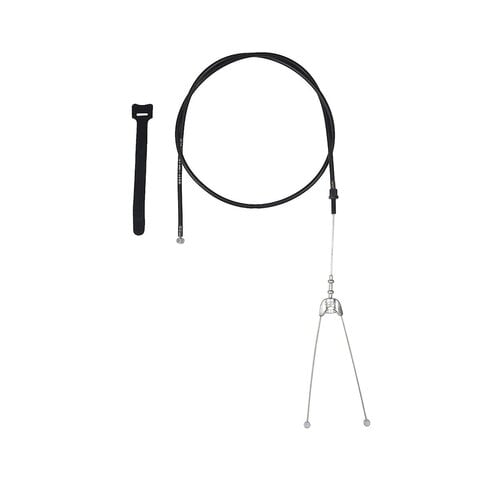 Odyssey Adjustable Linear Quik-Slic Kable Brake Cable w/ Hanger & Straddle - 1.5mm, Black