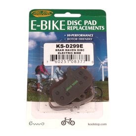Kool Stop Kool Stop Bicycle Disc Brake Pads for SRAM Maven E-bike - ORGANIC