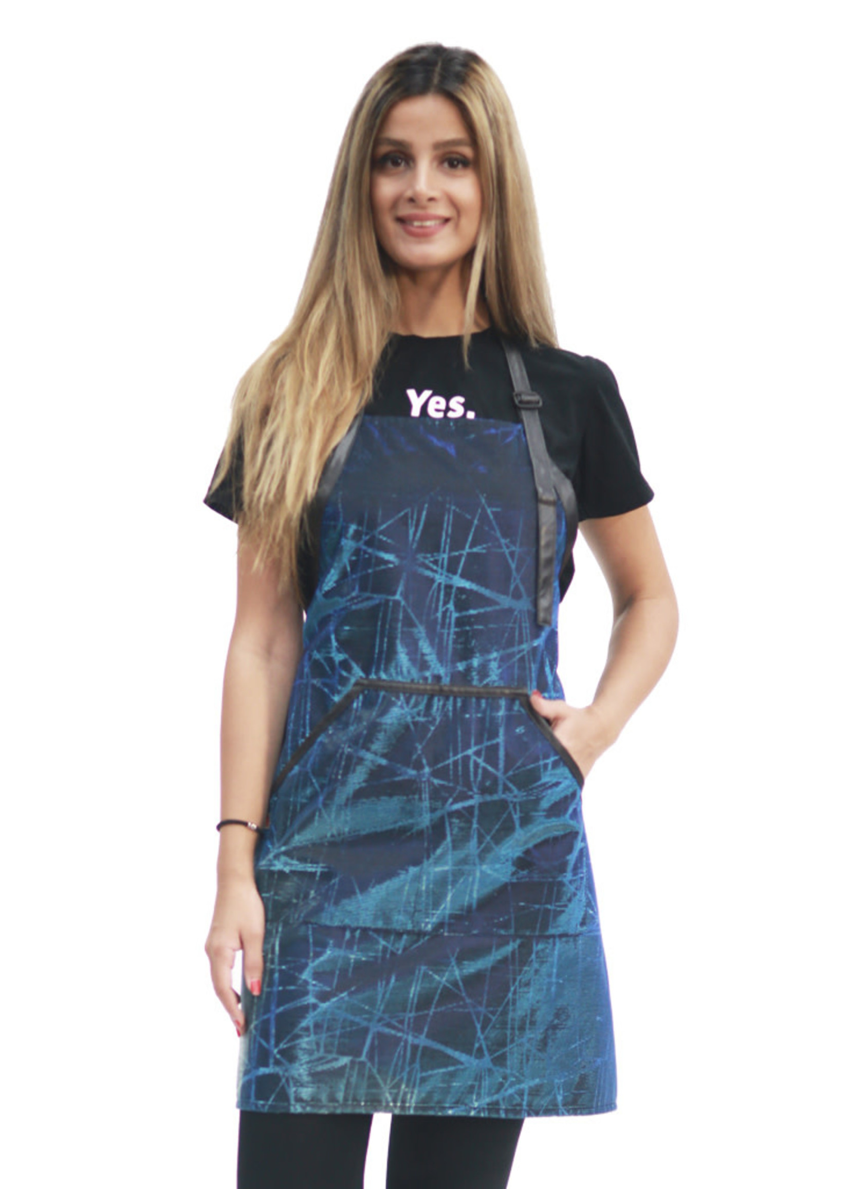 Ladybird Line *Ladybird Blue Sparkling Grooming Apron-One Size*