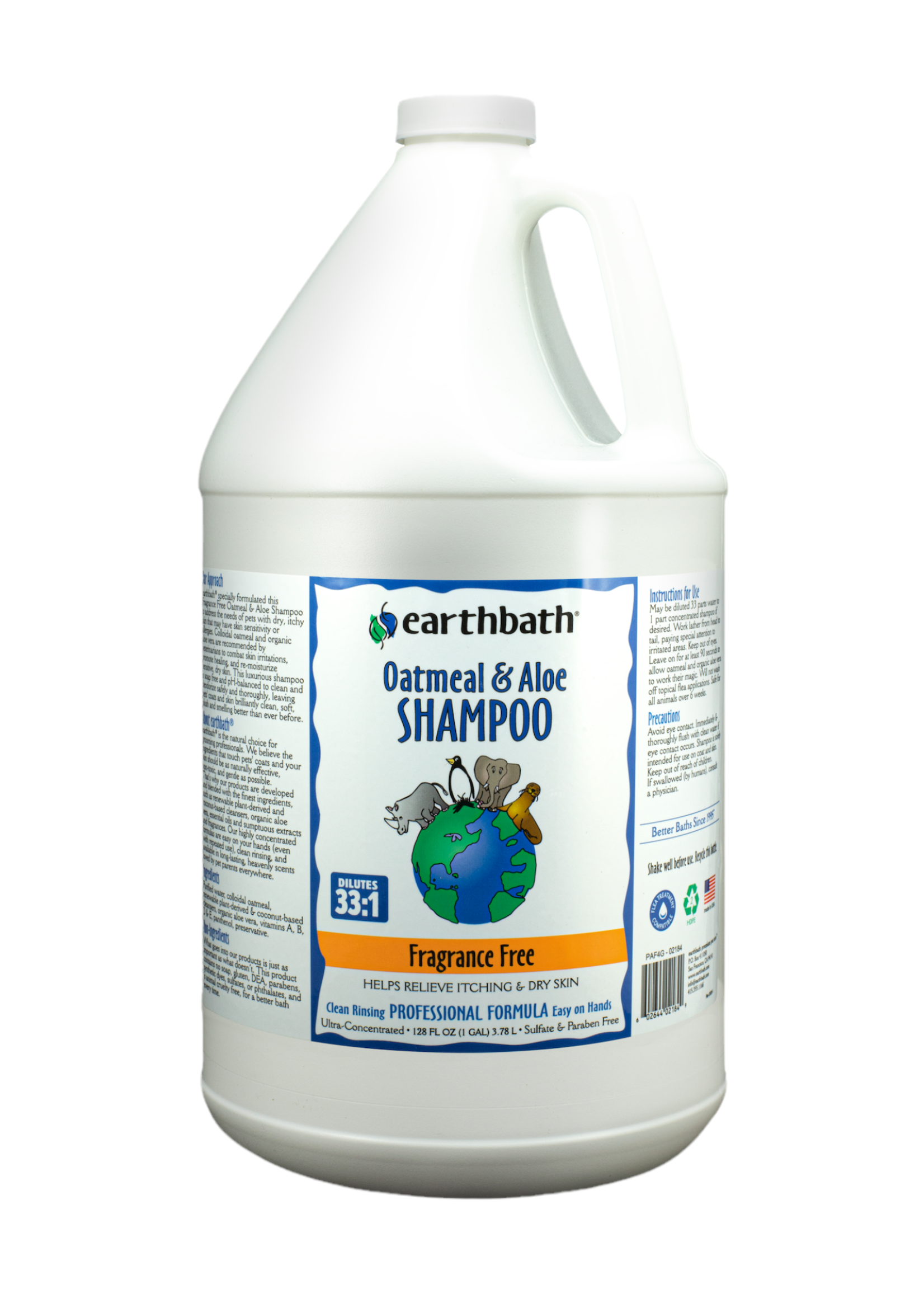Earthbath Earthbath Oatmeal & Aloe Shampoo Fragrance Free-gal.