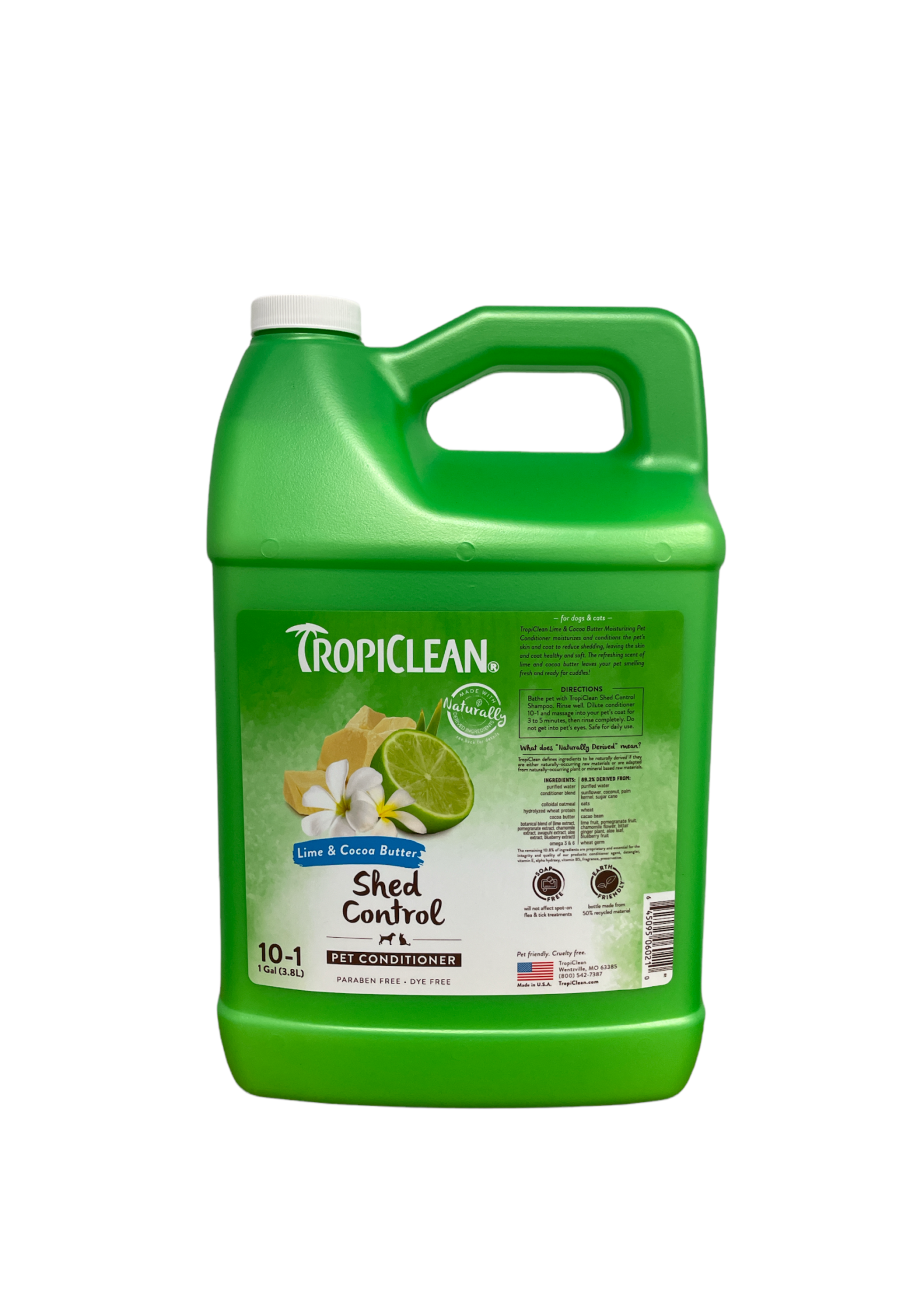 Tropiclean Tropiclean Lime & Cocoa Butter Shed Control Conditioner-gal.