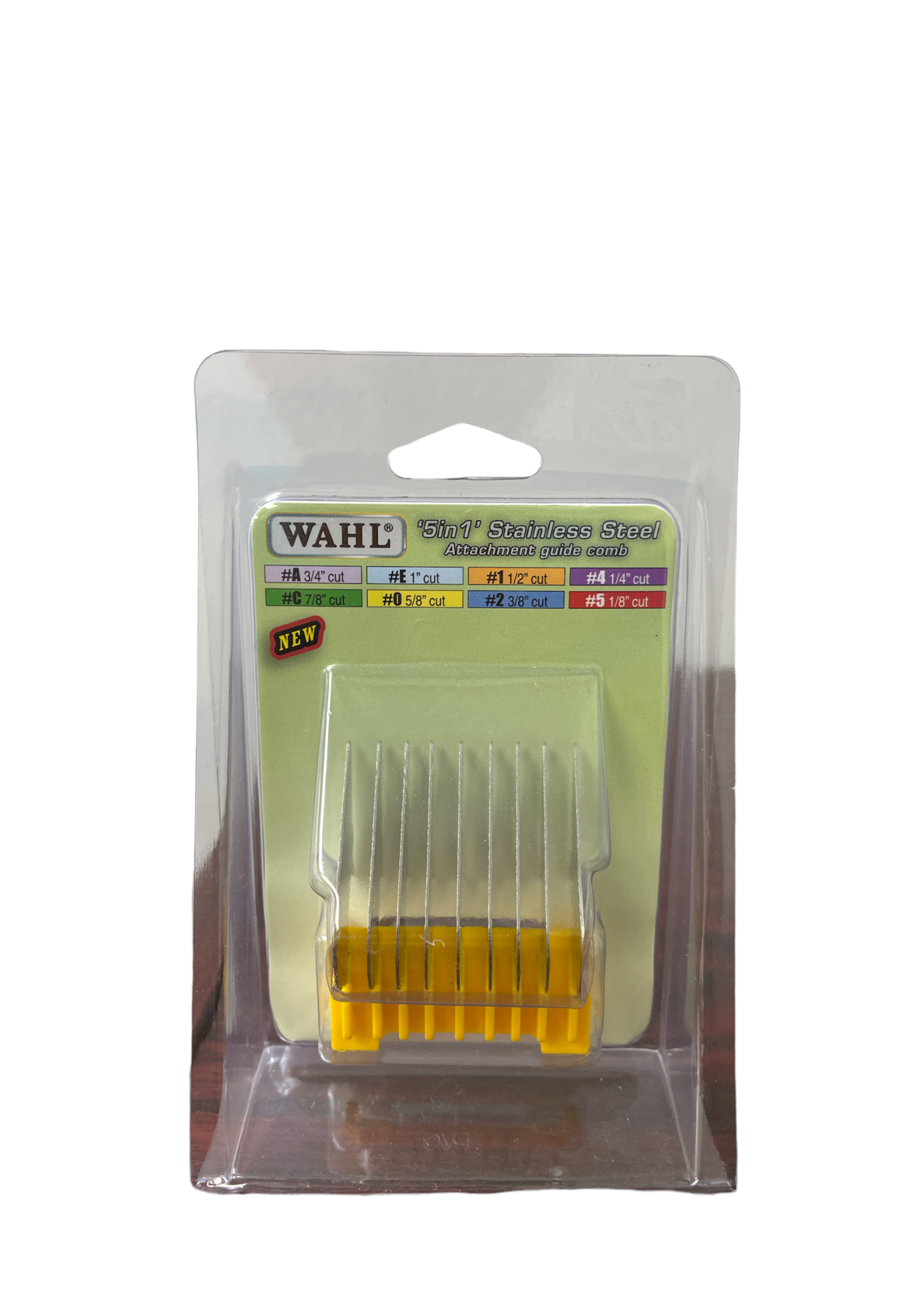 Wahl Wahl #0 comb for 5" in 1" blade-yellow.