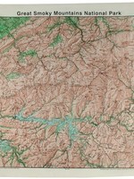 Great Smoky Mountains Topographic Bandana