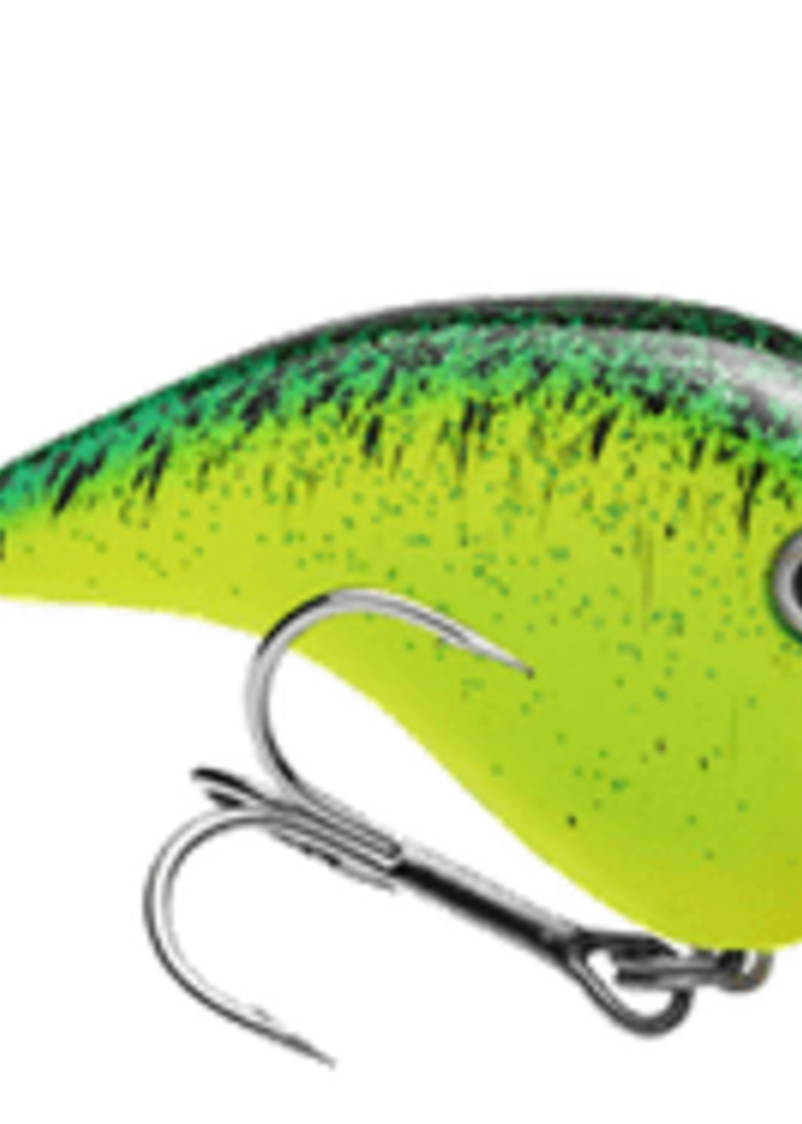 Strike King Chick Magnet Flatsided Crankbait - Chartreuse with Blue / Black  - Appalachian Outdoor Supply