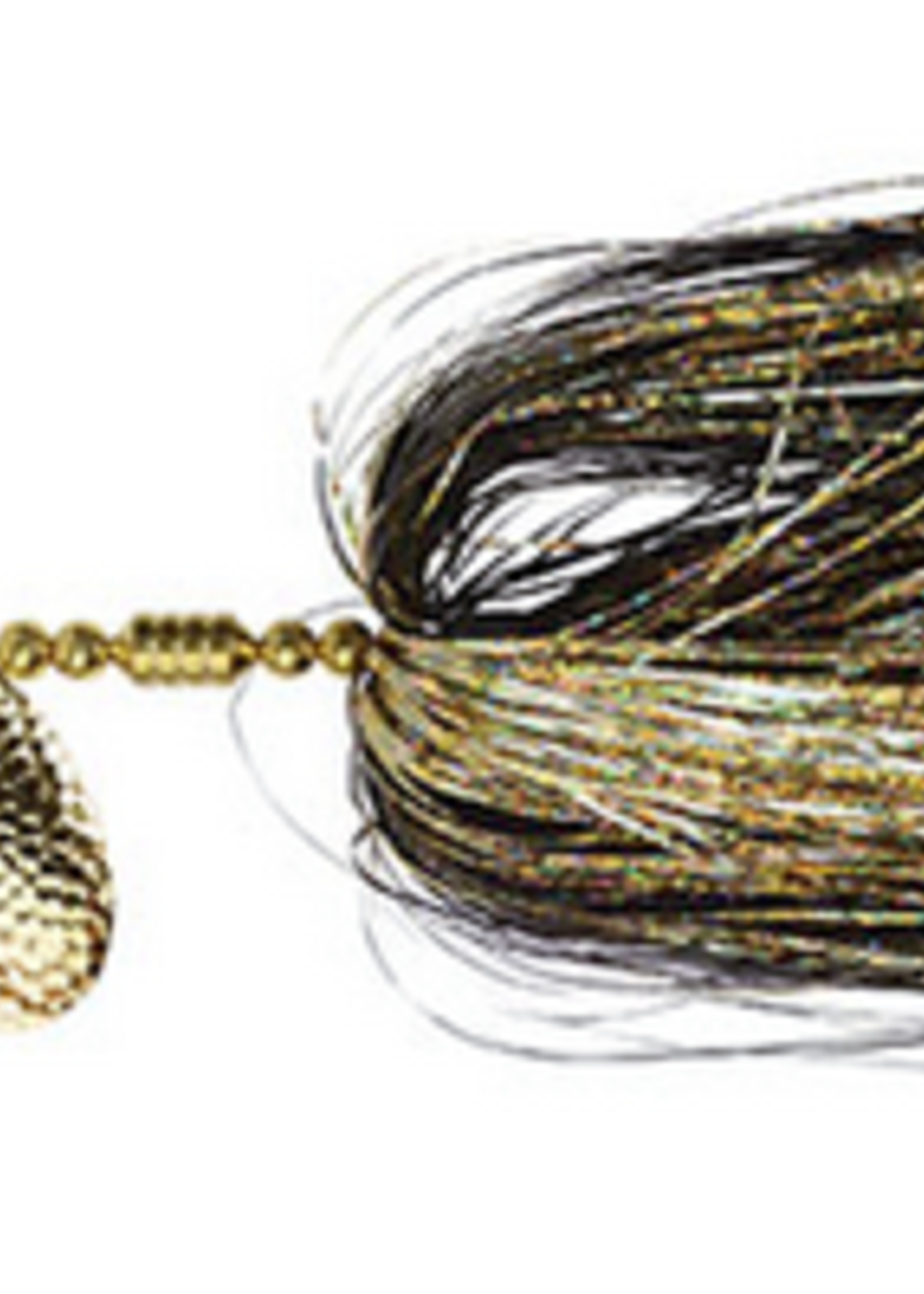 Hildebrandt Double Flash Musky Spinner - 7'' - Ham Brass/Black Gold