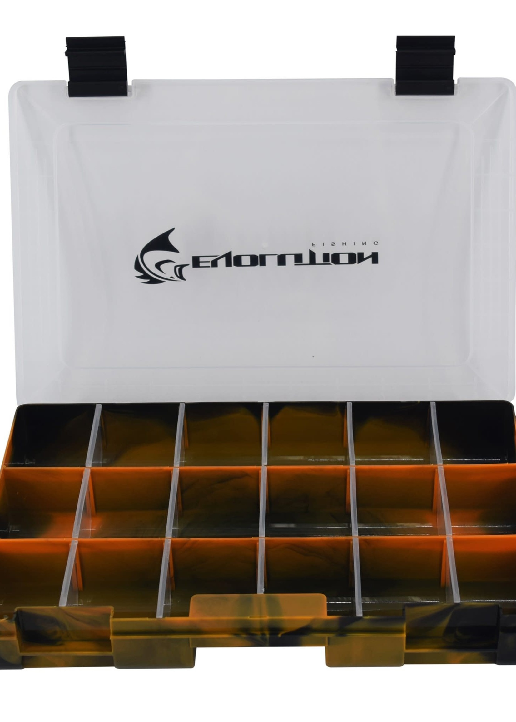 Evolution Fishing Drift Series 3600 Tackle Trays ORNG/BLK