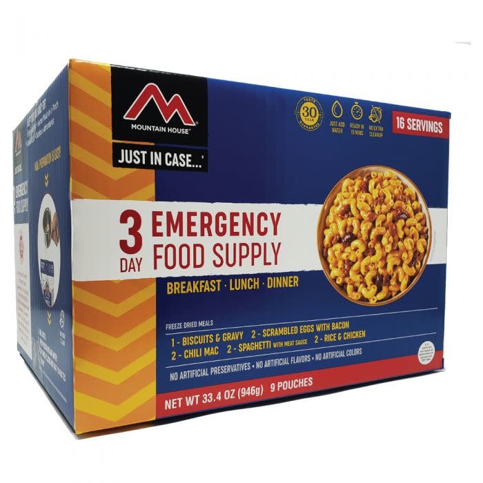 Mountain House Emergency Food Supply 3 Day Appalachian Outdoor Supply