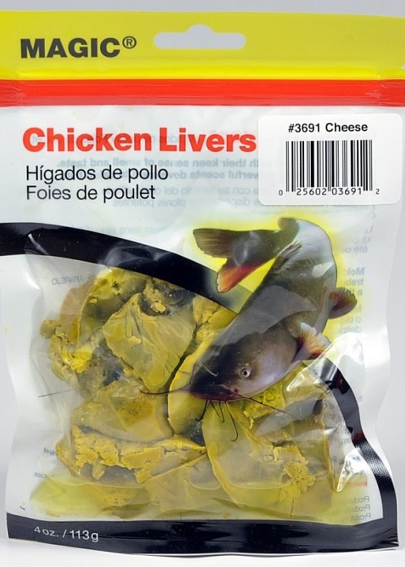 Magic Bait Preserved Chicken Livers Yellow