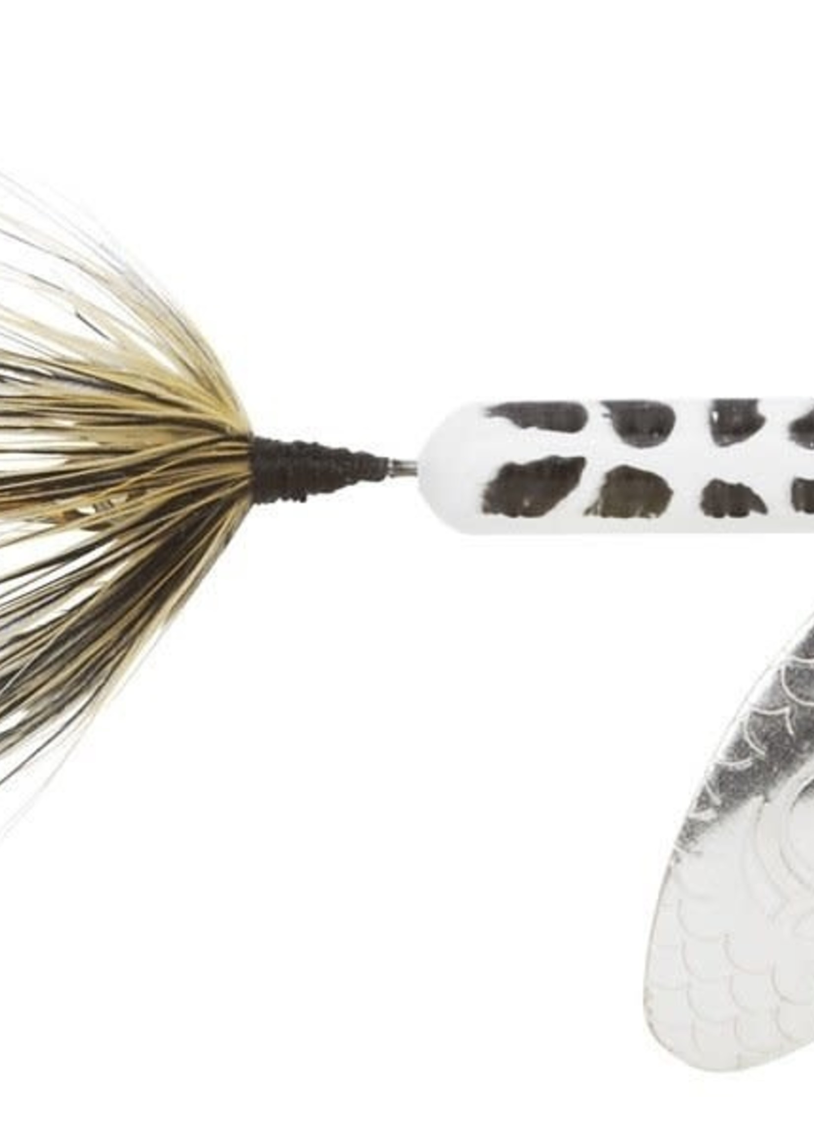 Worden's Rooster Tail Spinner Lure 1/16 Oz. - White Coachdog