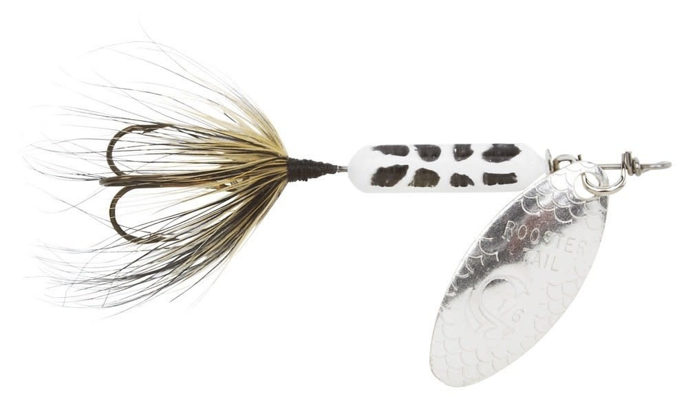 Worden's Rooster Tail Spinner Lure 1/16 Oz. - White Coachdog