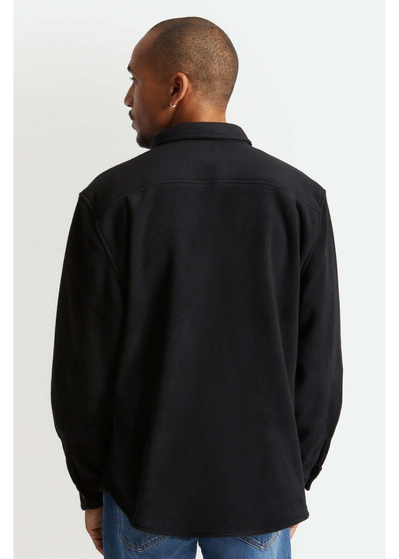Brixton Brixton Black L/S Fleece Button Jacket SP22
