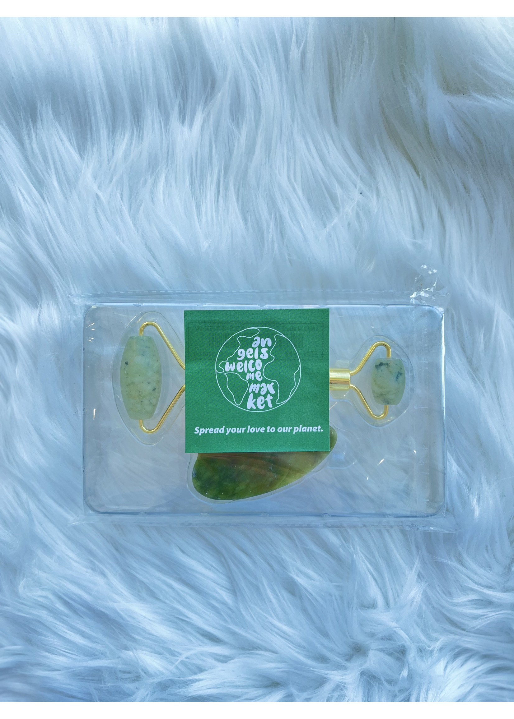 Jade Roller & Gua Sha Facial Tool Set
