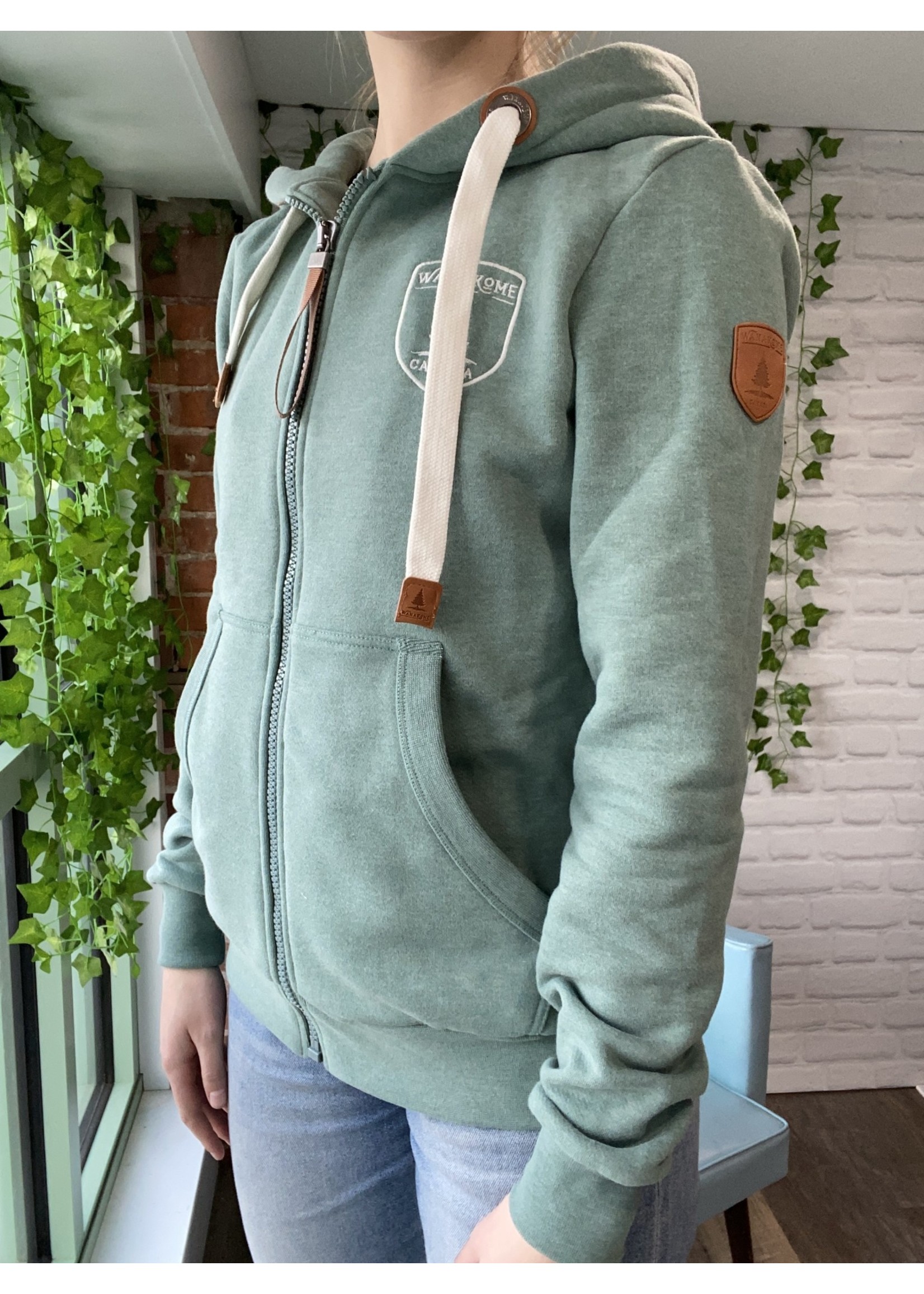 Wanakome Wanakome Zip Logo Hoodie SP22