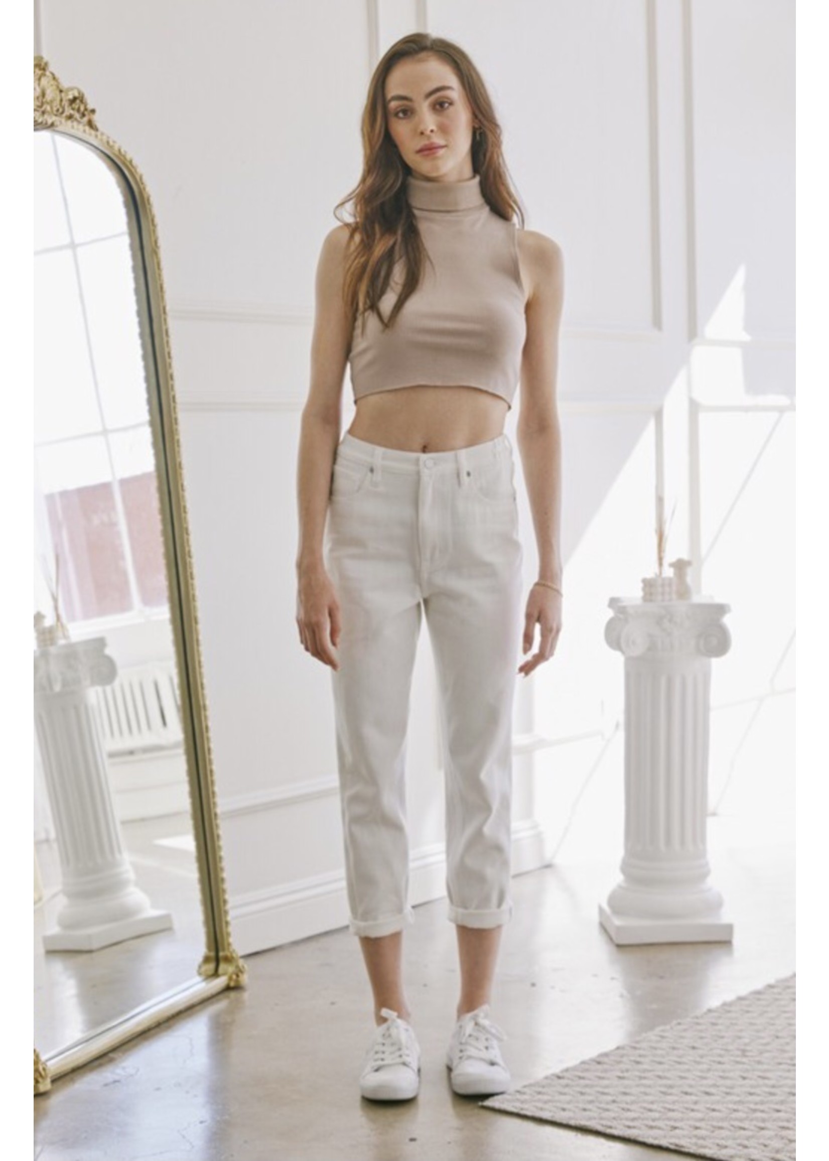 Kancan Kancan Ultra Highrise Double Cuff Mom Fit