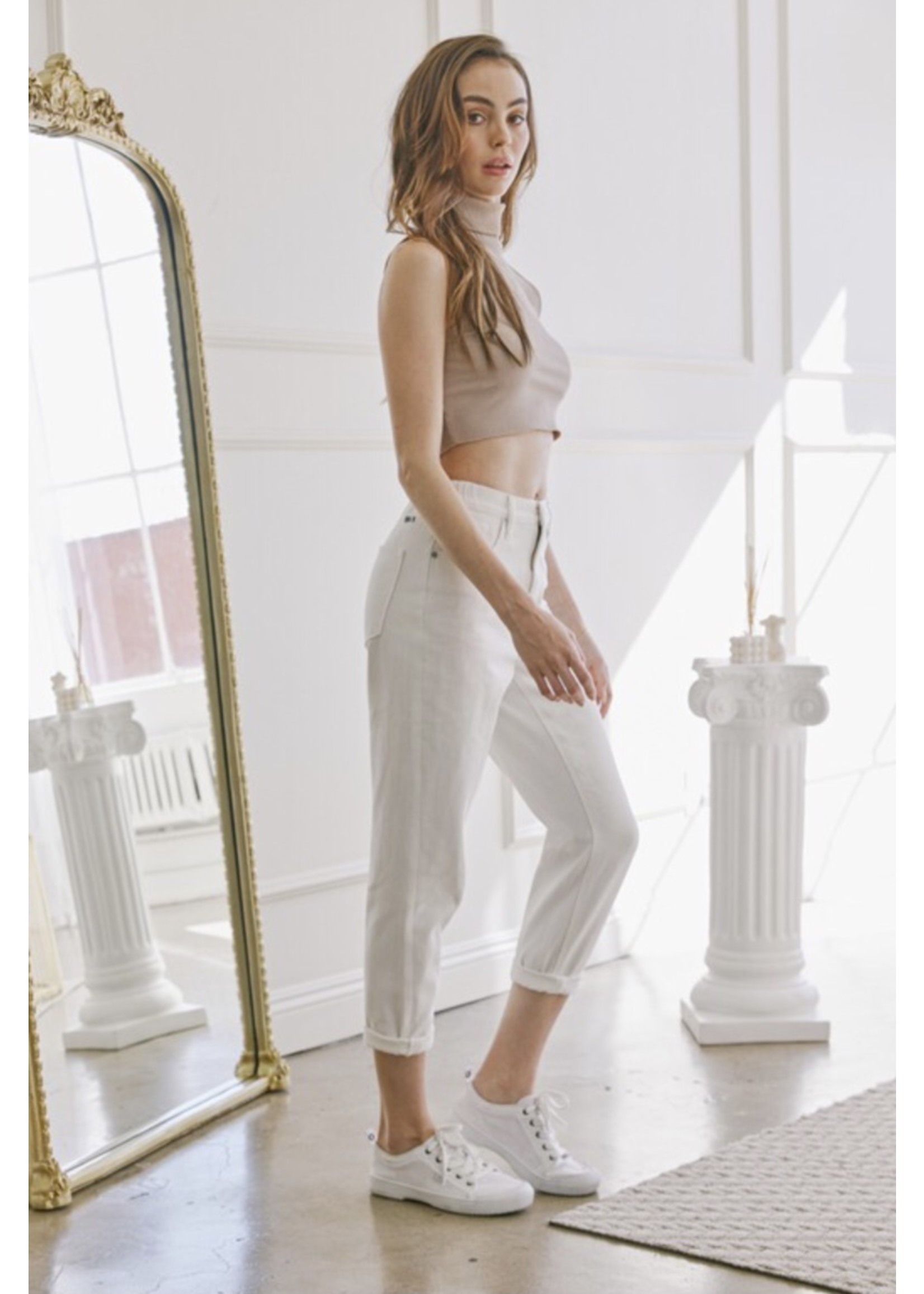 Kancan Kancan Ultra Highrise Double Cuff Mom Fit